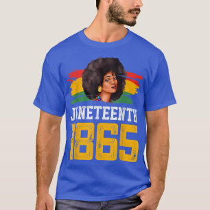 Camiseta 18 de junho de 1865 África Mulher Americana
