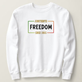 Camiseta 18 de junho de 1865 Celebrando a Liberdade Negra