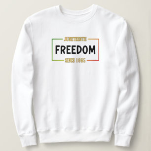 Camiseta 18 de junho de 1865 Celebrando a Liberdade Negra