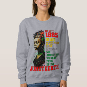 Camiseta 18 de junho de 1865 Dia da Independência Pan-Afric