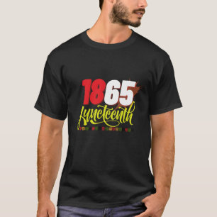 Camiseta 18 de junho de 1865 liberdade negra História Mês