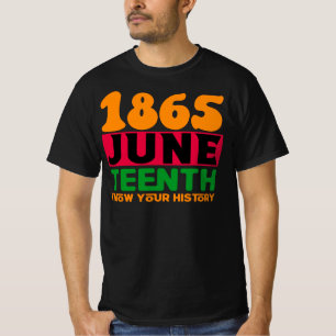 Camiseta 18 de junho de 1865, Orgulho Africano-Americano