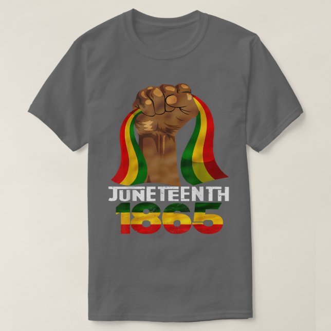 Camiseta 18 de junho de 2010, potência africana americana (Frente do Design)