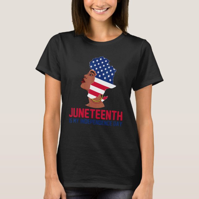 Camiseta 18 de junho é o dia da minha independência (Frente)