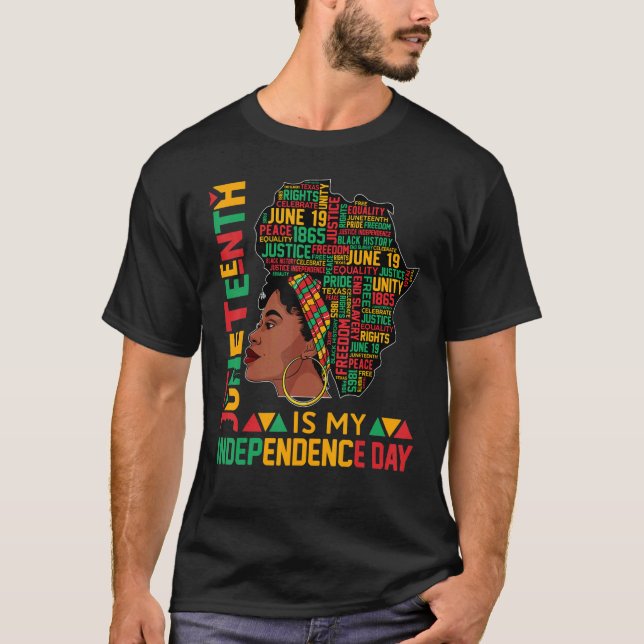 Camiseta 18 de junho é o dia da minha independência (Frente)