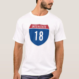 Camiseta 18 de um estado a outro