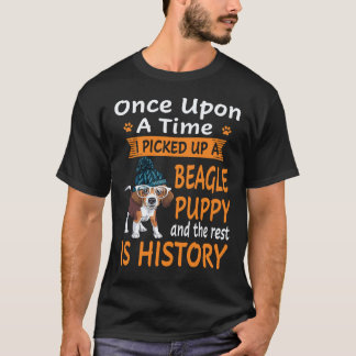 Camiseta 18 Era Uma Vez -  Cachorrinho Beagle Beagle