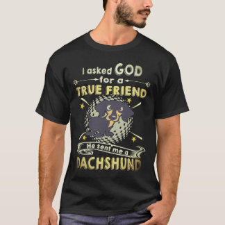 Camiseta 18 Eu Pedi a Deus Por Um Amigo Verdadeiro Ele Me E