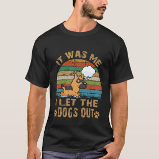 Camiseta 18 Fui Eu Quem Deixou os Cães Saírem Pastor Alemão