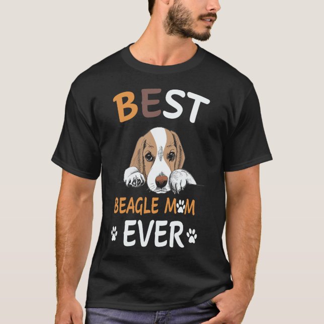 Camiseta 18 Melhor Beagle Mãe É Beagle (Frente)