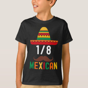 Camiseta 18 Mexicanos Cinco Engraçados De Mayo Sombrero Mus