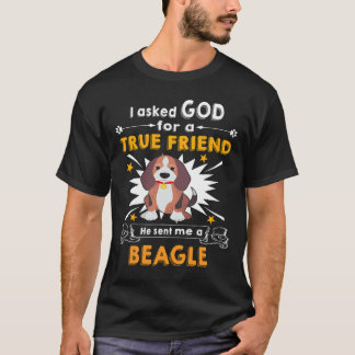Camiseta 18 Perguntou A Deus Um Beagle