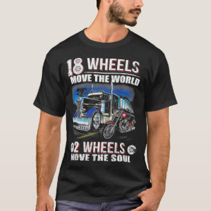 Camiseta 18 Rodas movem o mundo 2 Rodas movem a almaTru