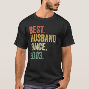 Camiseta 19º Aniversário De Casamento Para O Seu Melhor Mar