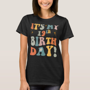Camiseta 19º Aniversário Presente 19 anos Antiga na Groovy