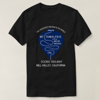 Camiseta 1911 Crookedest Railroad Mt Tamalpais