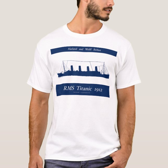 Camiseta 1912 4 titânicos (Frente)