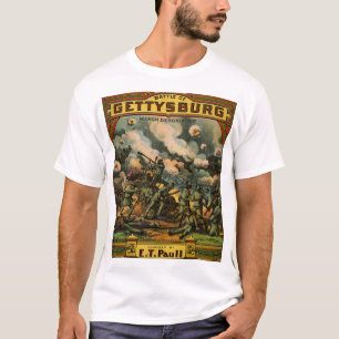 Camiseta 1917 A batalha do cobrir de música em folha de Ge