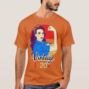 Camiseta 1920 Vintage Aniversário Bday