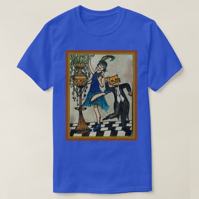 Camiseta 1920s Flappers (Frente do Design)
