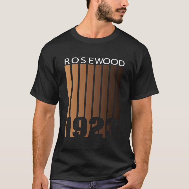 Camiseta 1923 Massacre de Rosewood Centenário História Negr (Frente)