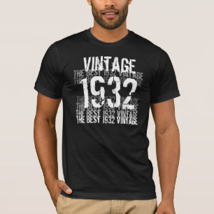 Camiseta 1932 Vintage - Aniversário