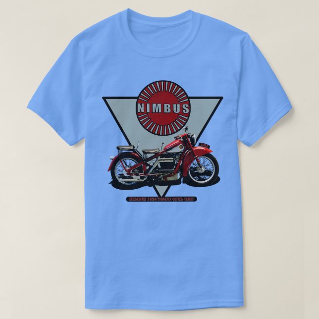 Camiseta 1936 Motociclo Nimbus 750 cc 4CYL OHC (Frente do Design)