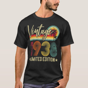 Camiseta 1938 84º Aniversário, 84 anos