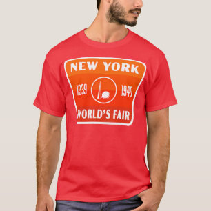 Camiseta 193940 - Crachá Laranja Feira do Mundo de Nova Ior