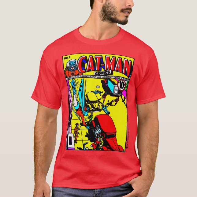 Camiseta 1940's CAT-MAN Comics (Frente)