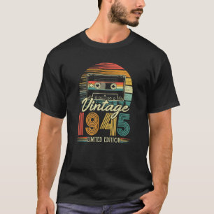 Camiseta 1945 Vintage Birthday Retro Limited Edition Men