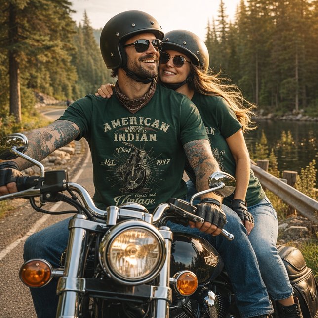 Camiseta 1947 Lenda de Ferro - O Espírito do Índio (Criador carregado)