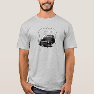 Camiseta 1948 Plymouth Chrysler. Mopar.
Black Hotrod. EUA.