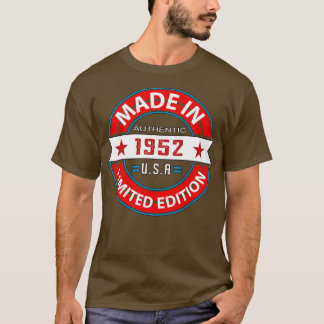Camiseta 1952 71 Ano
