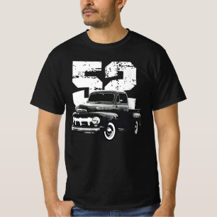 Camiseta 1952 F1 F100 Visão frontal de três quartos Silhu