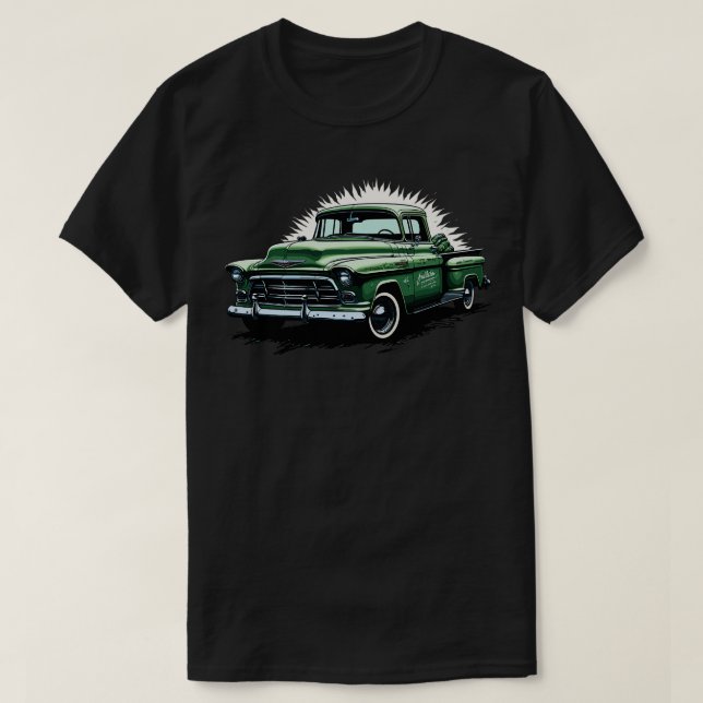 Camiseta 1955 Chevrolet 3100 (Frente do Design)