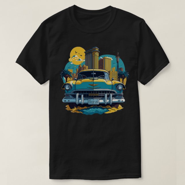 Camiseta 1955 Chevrolet Bel Air (Frente do Design)