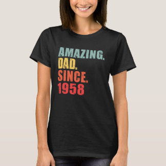 Camiseta 1958 Amazing Dad Since 1958