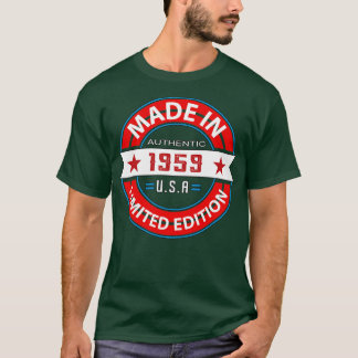 Camiseta 1959 64 Anos