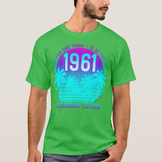 Camiseta 1961 Aniversário do 60º aniversário da Estética Su