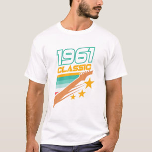 Camiseta 1961 Clássico Vintage 60º Aniversário Gu De 60 Ano