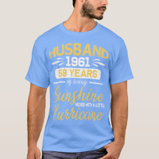 Camiseta 1961 Hus 59 Anos De Sol Misturado Com Hur