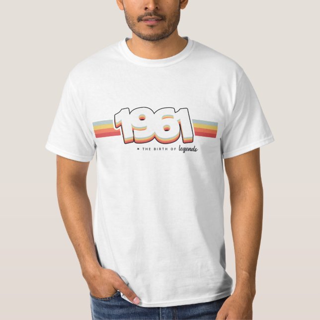 Camiseta 1961 The birth of legends (Frente)