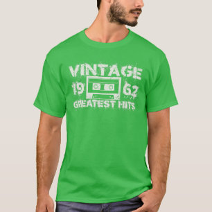 Camiseta 1962 Maiores Batimentos Brancos Vintage