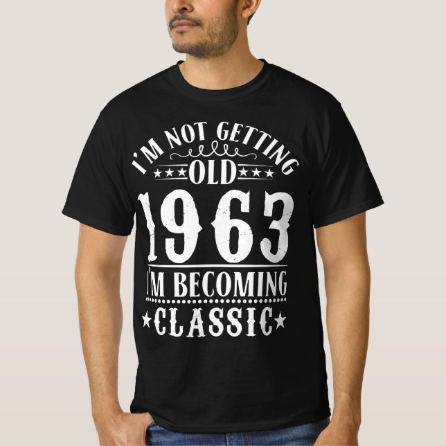 Camiseta 1963 - Tornando-se o estilo clássico de imagem (Frente)