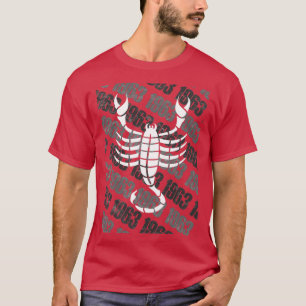 Camiseta 1963 Zodiac Birthday Gift Horoscope Scorpio