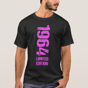 Camiseta 1964 Aniversário Mulheres Meninas 1964