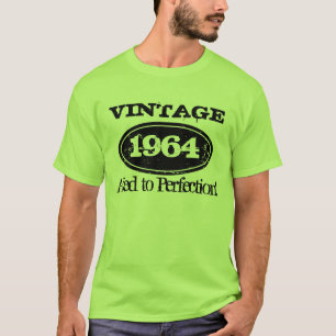 Camiseta 1964 Envelhecimento à perfeição Vintage Birthday