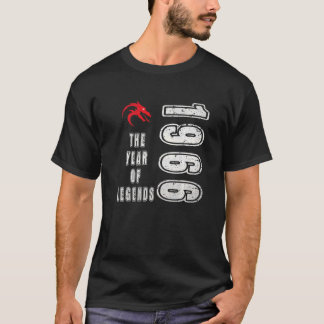 Camiseta 1966 ano de nascimento 1966 Ano de aniversário das
