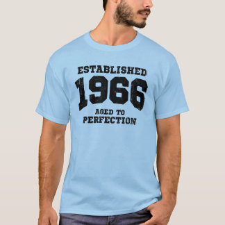 Camiseta 1966 estabelecidos envelhecidos à perfeição